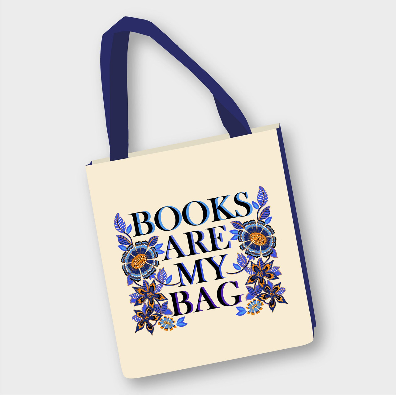 Cotton Tote Bag - Books Are My Bag by Poonam Mistry